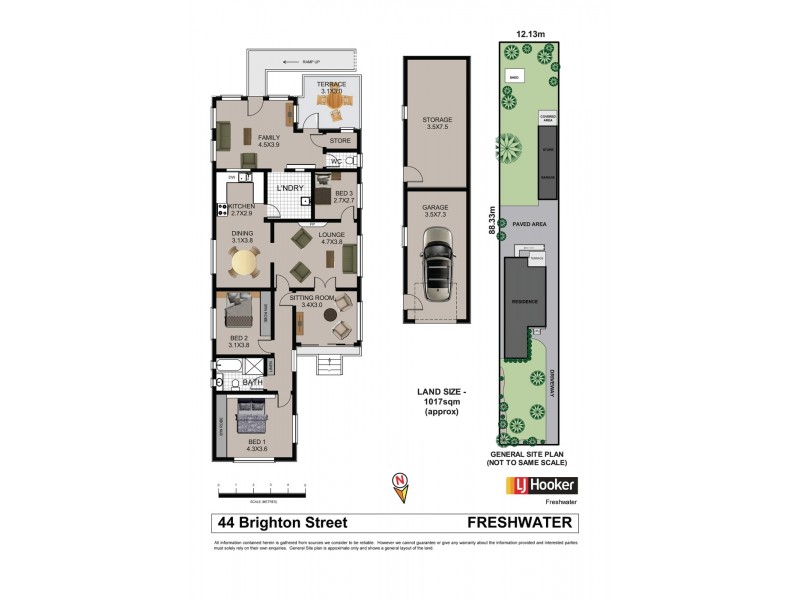 44 Brighton Street, Freshwater NSW 2096 Floorplan