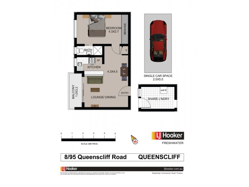 8/95 Queenscliff Road, Queenscliff NSW 2096 Floorplan