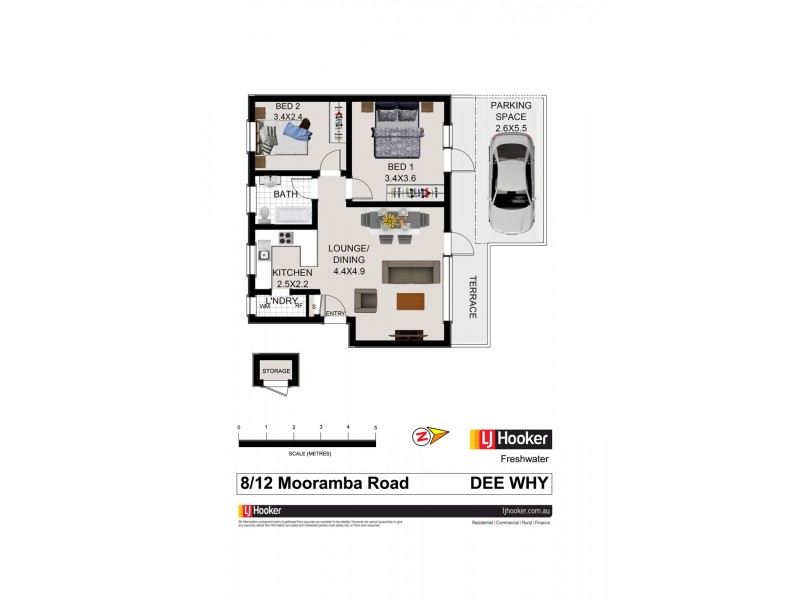 8/12 Mooramba Road, Dee Why NSW 2099 Floorplan