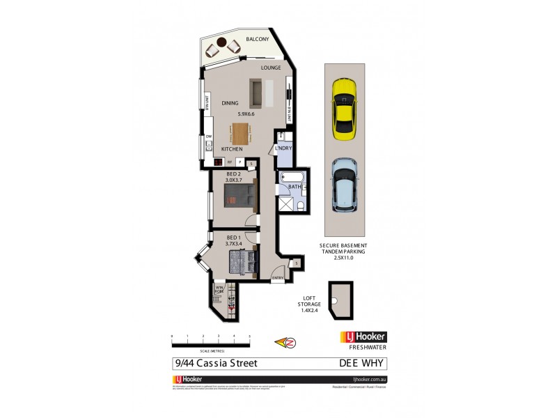 9/44 Cassia Street, Dee Why NSW 2099 Floorplan