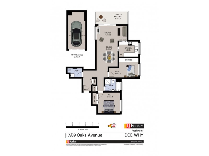 17/89 Oaks Avenue, Dee Why NSW 2099 Floorplan