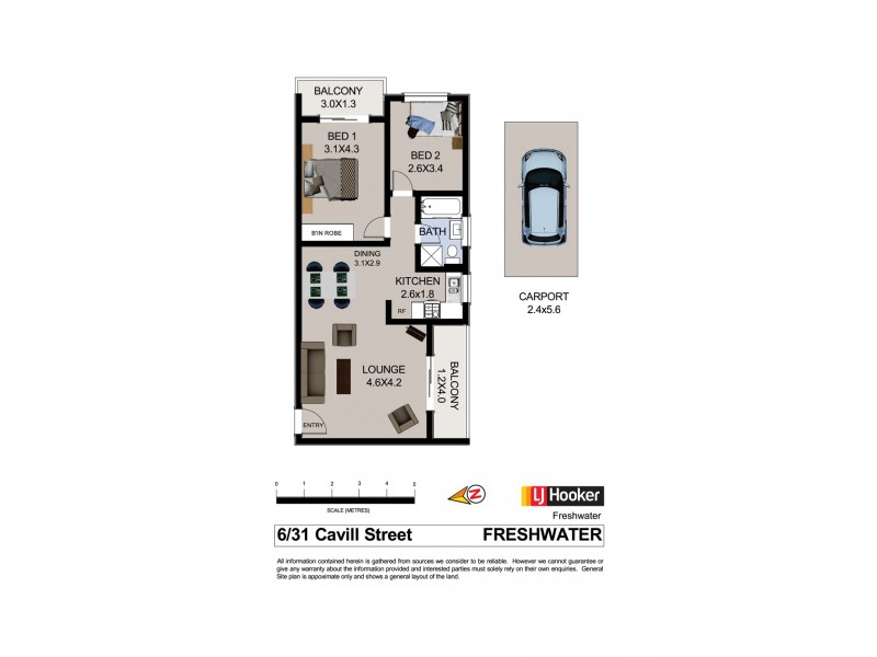 6/31 Cavill Street, Freshwater NSW 2096 Floorplan