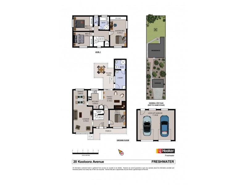 20 Kooloora Avenue, Freshwater NSW 2096 Floorplan
