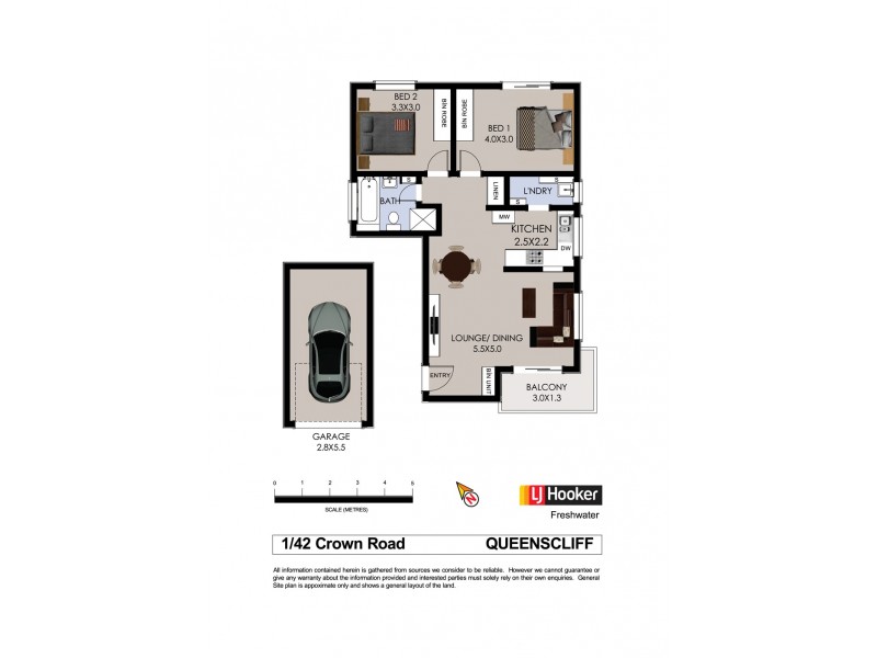 1/42 Crown Road, Queenscliff NSW 2096 Floorplan