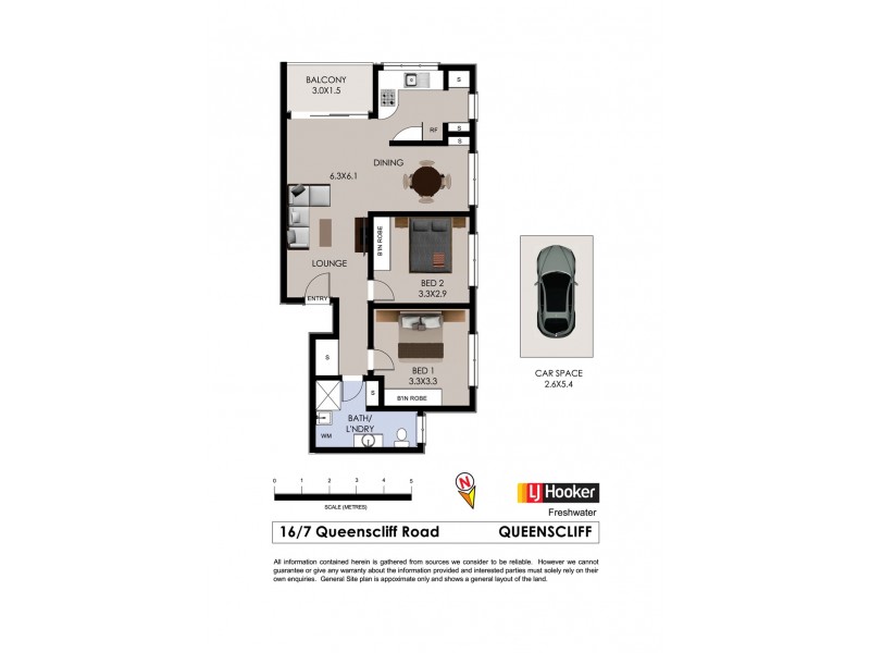 16/7 Queenscliff Road, Queenscliff NSW 2096 Floorplan