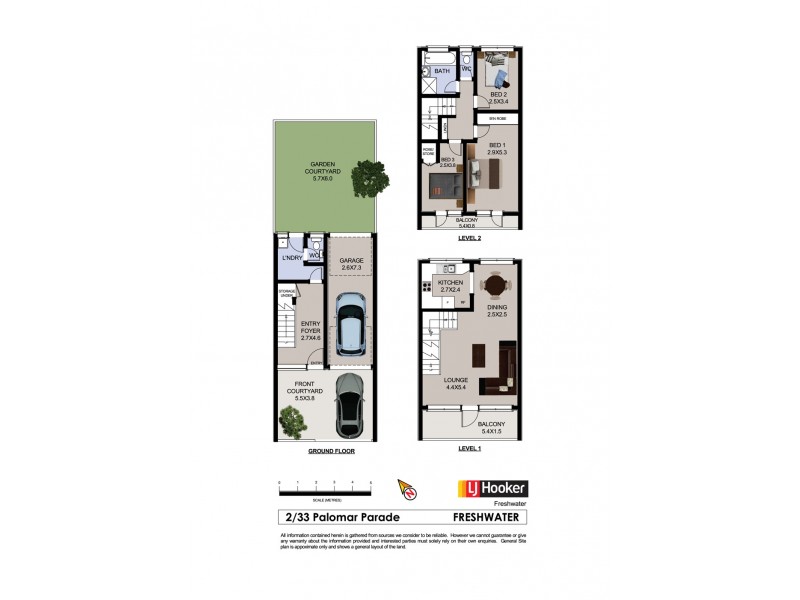 2/33 Palomar Parade, Freshwater NSW 2096 Floorplan