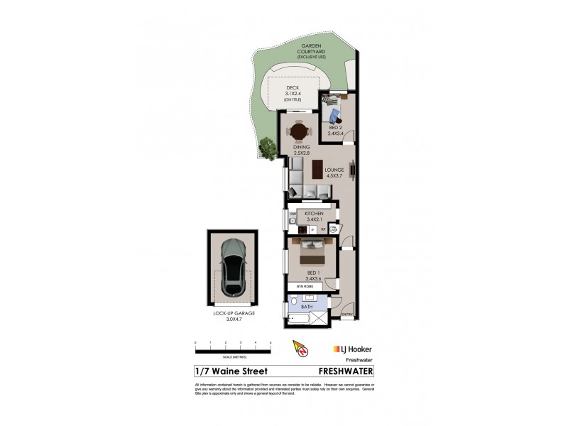 1/7 Waine Street, Freshwater NSW 2096 Floorplan