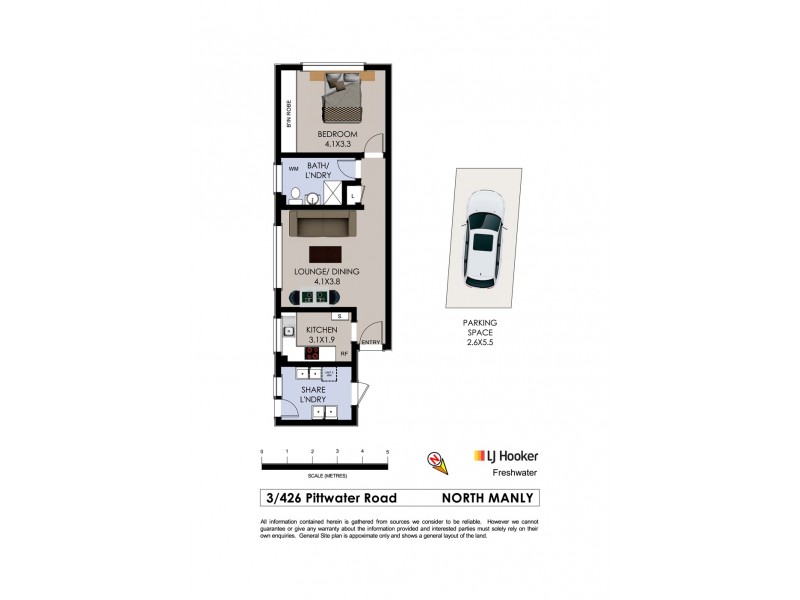 3/426 Pittwater Road, North Manly NSW 2100 Floorplan