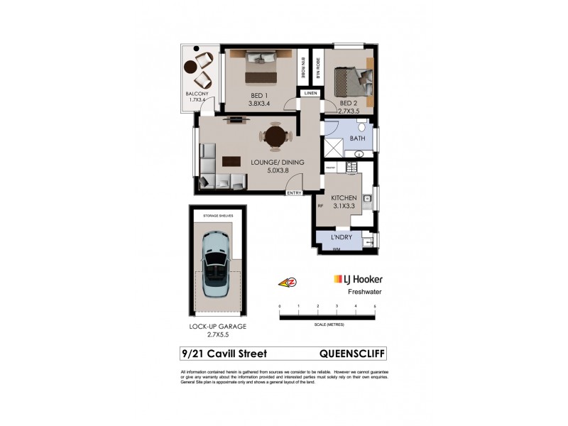 9/21 Cavill Street, Queenscliff NSW 2096 Floorplan