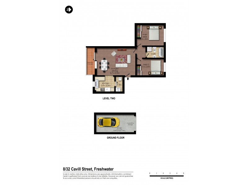 Unit 8/32 Cavill Street, Freshwater NSW 2096 Floorplan