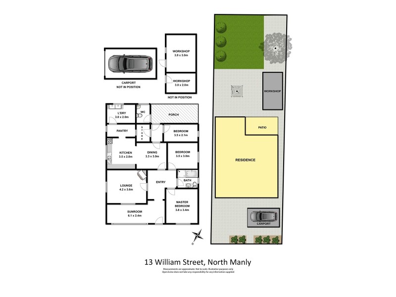 13 William Street, North Manly NSW 2100 Floorplan