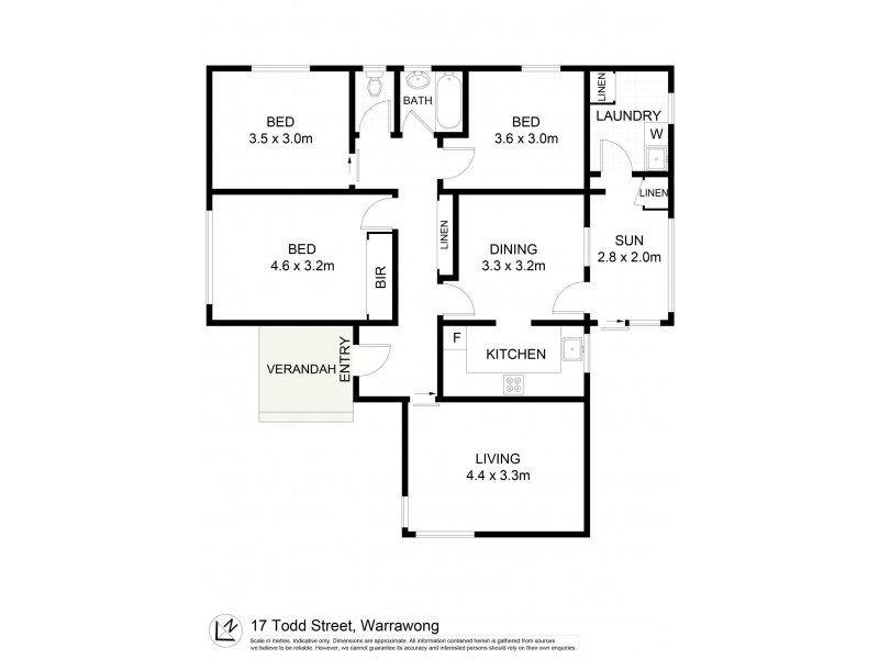 17 Todd Street, Warrawong NSW 2502 Floorplan