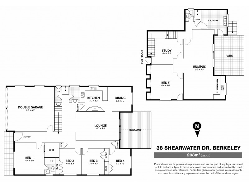38 Shearwater Drive, Berkeley NSW 2506 Floorplan