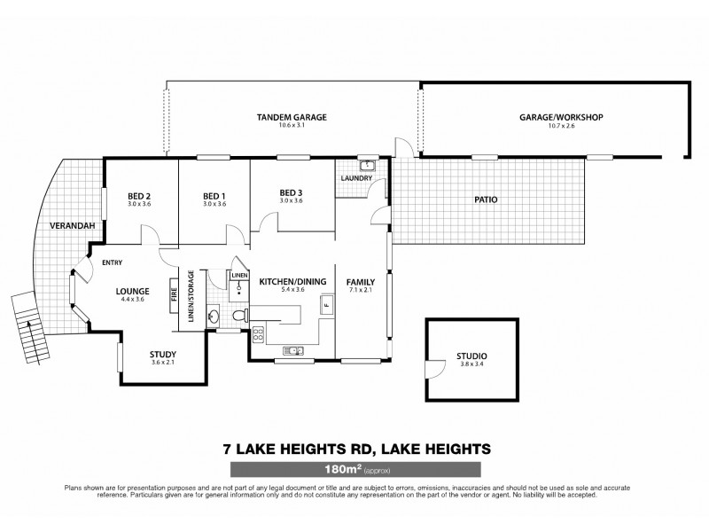 7 Lake Heights Road, Lake Heights NSW 2502 Floorplan