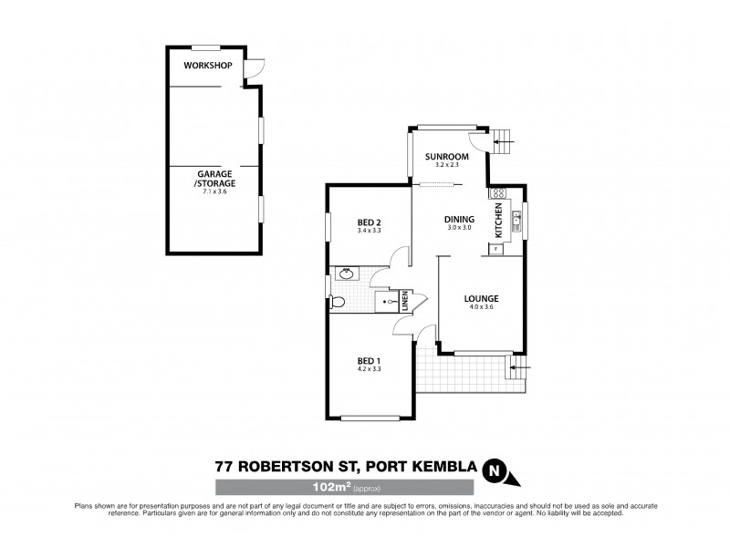 77 Robertson Street, Port Kembla NSW 2505 Floorplan