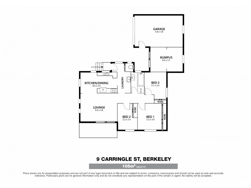 9 Carringle Street, Berkeley NSW 2506 Floorplan