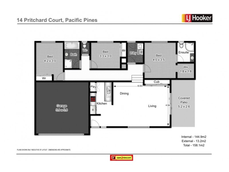 14 Pritchard Court, Pacific Pines QLD 4211 Floorplan