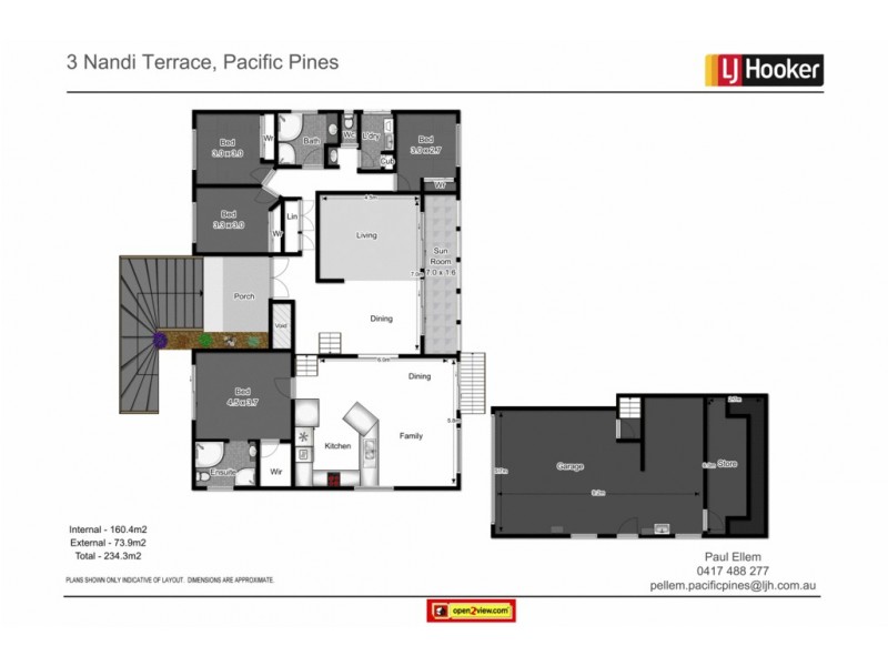 3 Nandi Terrace, Pacific Pines QLD 4211 Floorplan