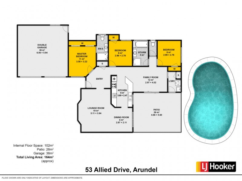 53 Allied Drive, Arundel QLD 4214 Floorplan