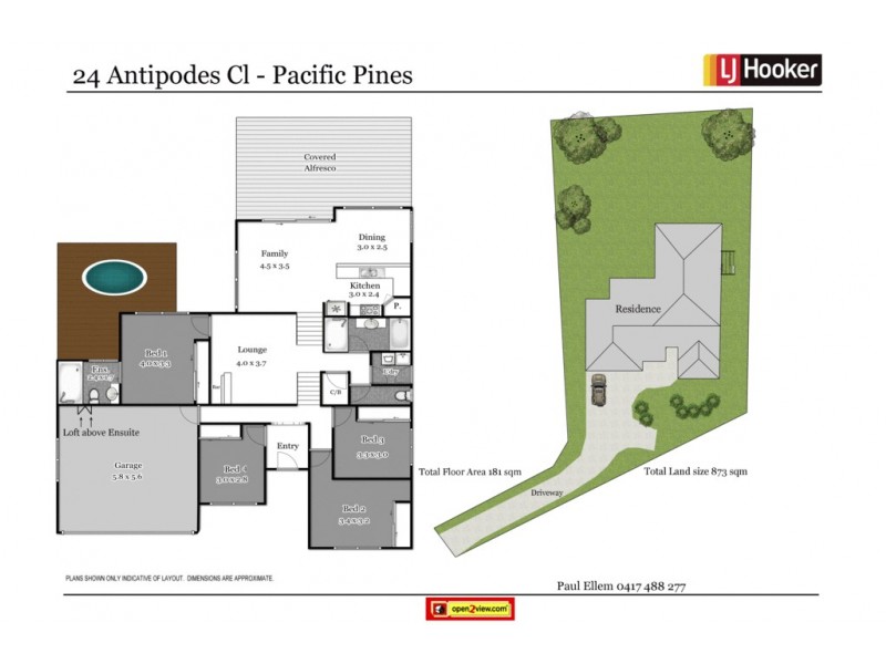 24 Antipodes Close, Pacific Pines QLD 4211 Floorplan