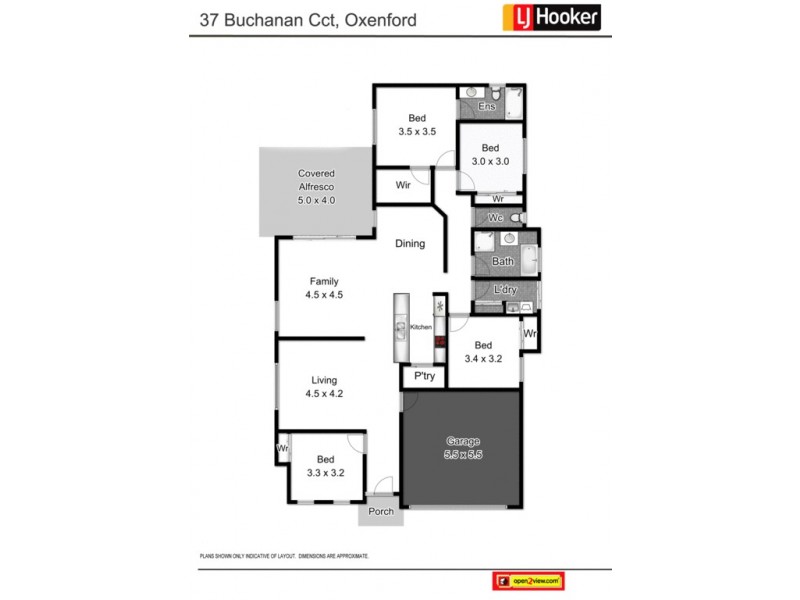 37 Buchanan Circuit, Oxenford QLD 4210 Floorplan