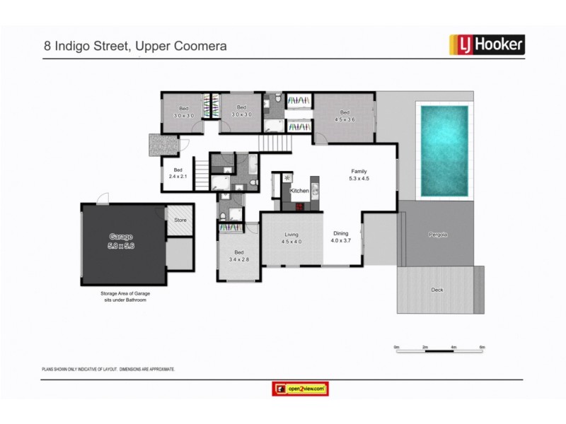 8 Indigo Street, Upper Coomera QLD 4209 Floorplan