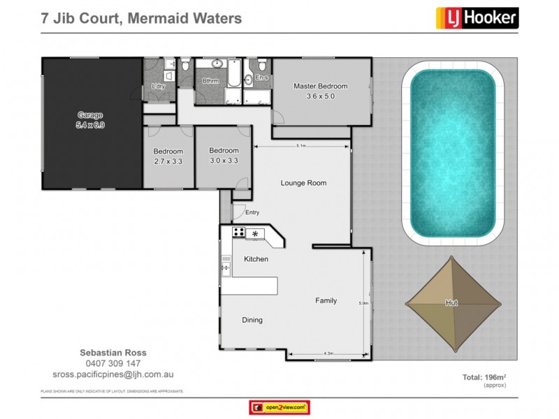 7 Jib Court, Mermaid Waters QLD 4218 Floorplan