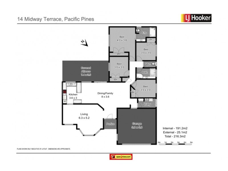 14 Midway Terrace, Pacific Pines QLD 4211 Floorplan