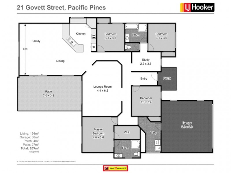 21 Govett Street, Pacific Pines QLD 4211 Floorplan