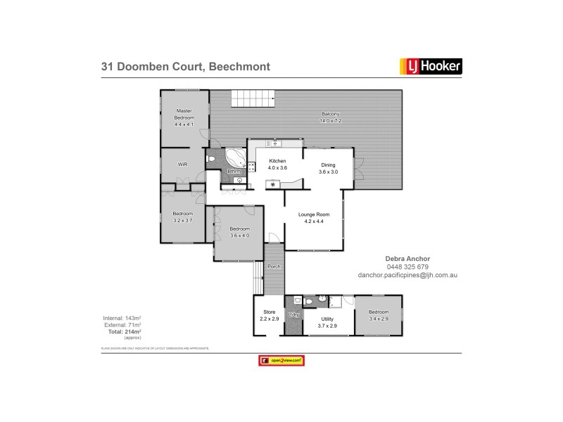 31 Doomben Court, Beechmont QLD 4211 Floorplan