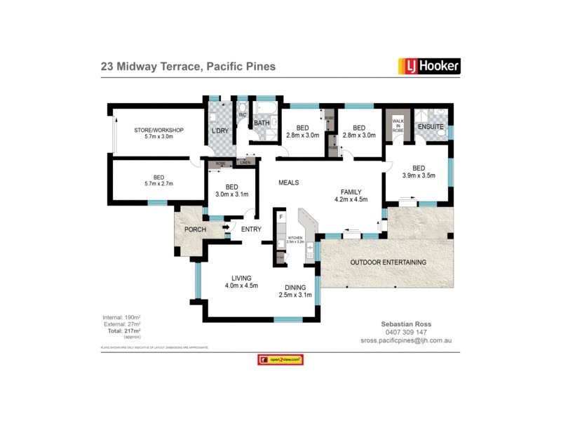 23 Midway Terrace, Pacific Pines QLD 4211 Floorplan