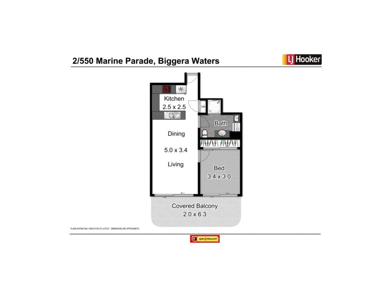 2/550 Marine Parade, Biggera Waters QLD 4216 Floorplan