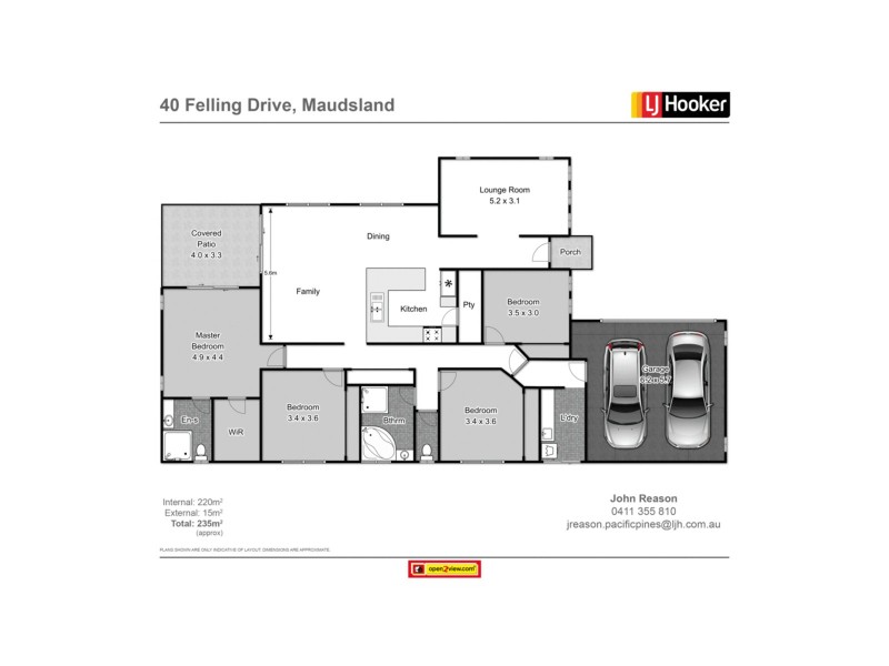 40 Felling Drive, Maudsland QLD 4210 Floorplan