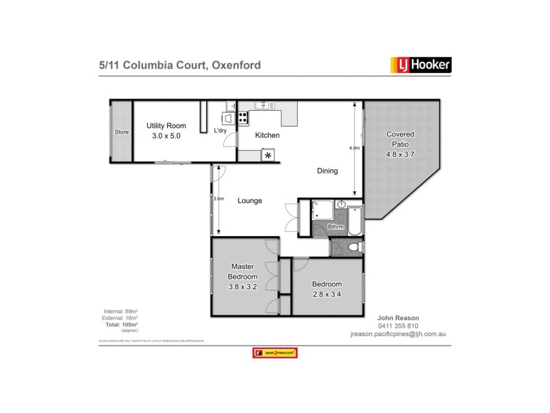 5/11 Columbia Court, Oxenford QLD 4210 Floorplan