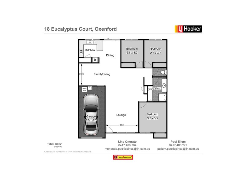 18 Eucalyptus Court, Oxenford QLD 4210 Floorplan