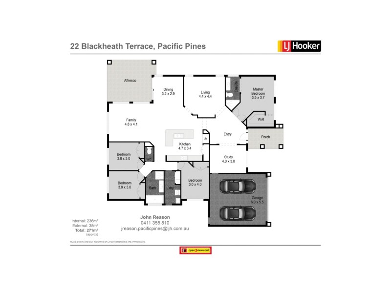 22 Blackheath Terrace, Pacific Pines QLD 4211 Floorplan