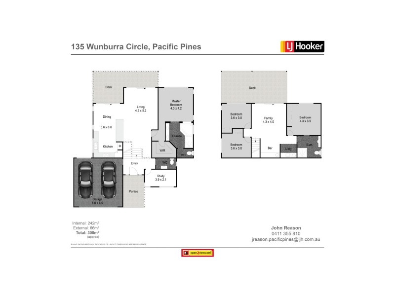 135 Wunburra Circle, Pacific Pines QLD 4211 Floorplan