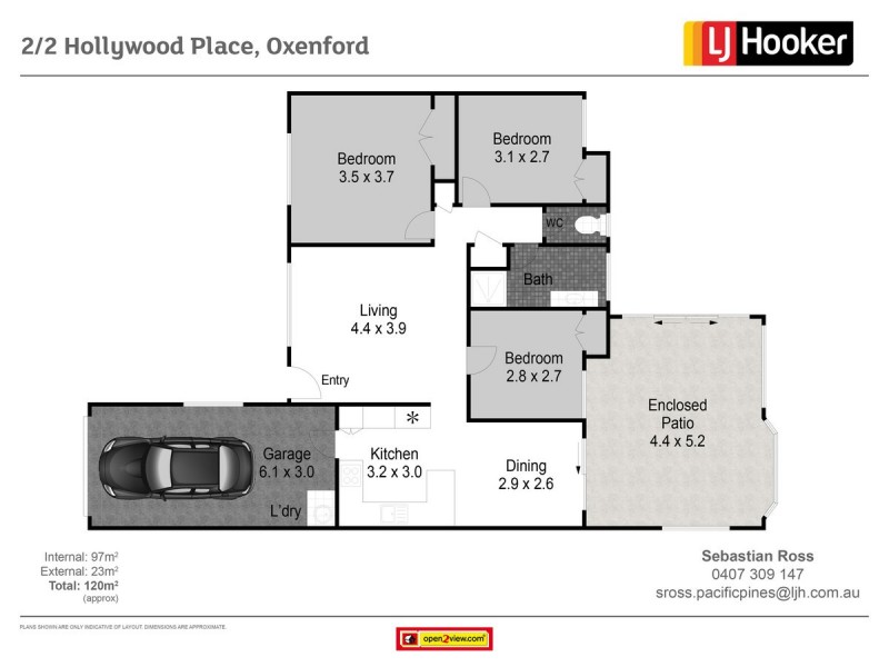 2/2 Hollywood Place, Oxenford QLD 4210