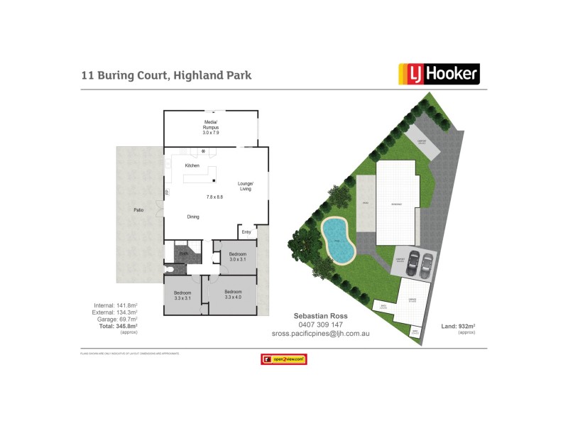 11 Buring Court, Highland Park QLD 4211 Floorplan