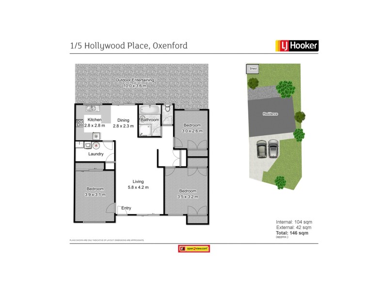 1/5 Hollywood Place, Oxenford QLD 4210 Floorplan