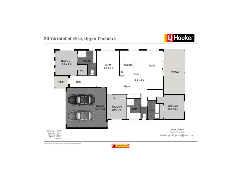 20 Yarrambat Rise, Upper Coomera QLD 4209 Floorplan