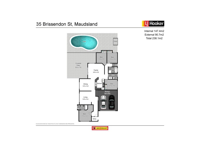 35 Brissendon Street, Maudsland QLD 4210 Floorplan