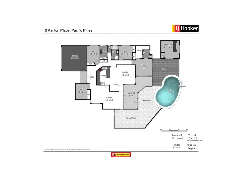 6 Kanton Place, Pacific Pines QLD 4211 Floorplan