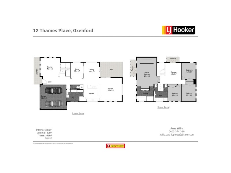 12 Thames Place, Oxenford QLD 4210 Floorplan