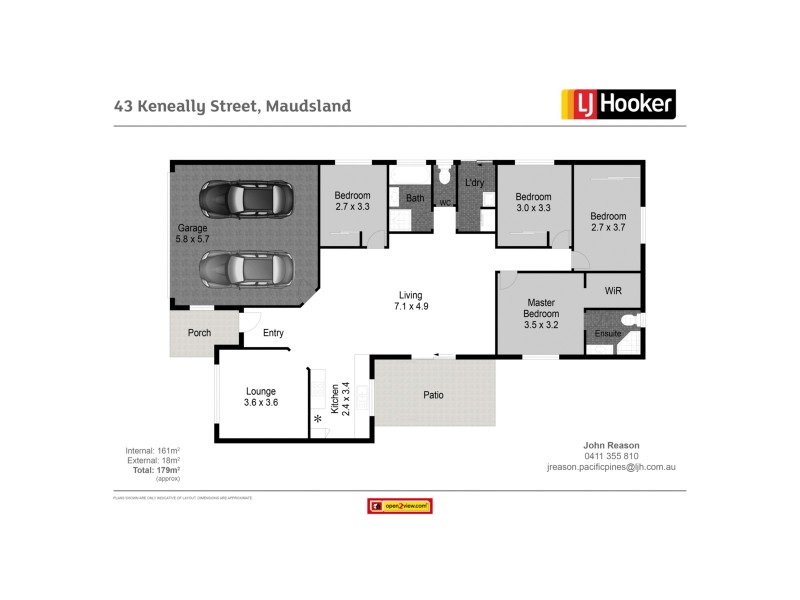 43 Keneally Street, Maudsland QLD 4210 Floorplan