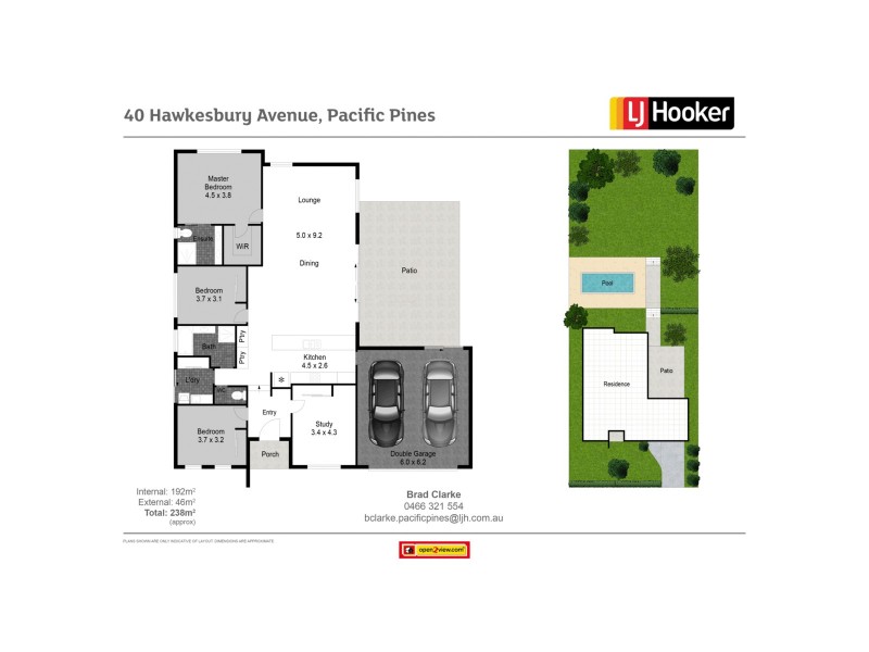 40 Hawkesbury Avenue, Pacific Pines QLD 4211 Floorplan