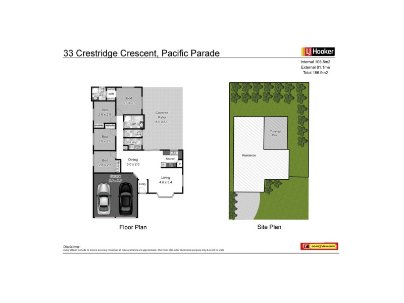 33 Crestridge Crescent, Oxenford QLD 4210 Floorplan