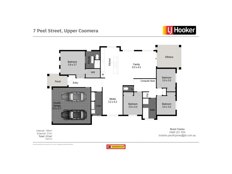 7 Peel Street, Upper Coomera QLD 4209 Floorplan