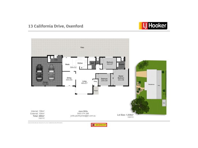 13 California Drive, Oxenford QLD 4210 Floorplan