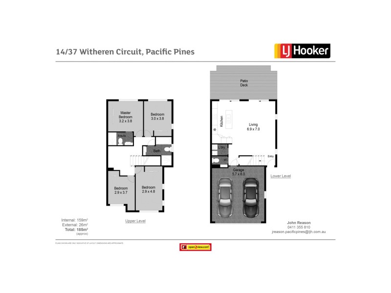 14/37 Witheren Circuit, Pacific Pines QLD 4211 Floorplan